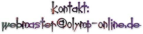Kontakt webmaster (a.t.) olymp-online de